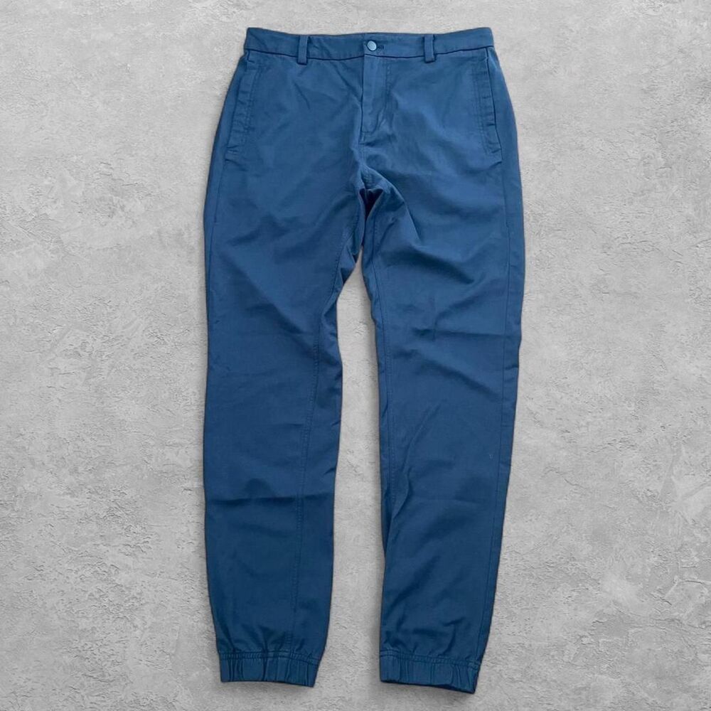 Lululemon Mens Blue Performance Joggers 32 Slim Fit Golf Preppy